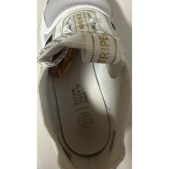 Adidas NMD_R1‎ V3 Athletic Shoes Cloud White/Core Black/Gold Metallic size 5 main image 10